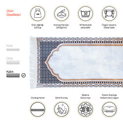 Şönil Seccade Kalın 1200 Gr 61x123 cm Huzur M2 