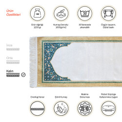 Şönil Seccade Kalın 1200 Gr 61x123 cm Huzur M3 