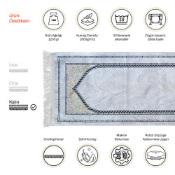 Şönil Seccade Kalın 1200 Gr 61x123 cm Huzur M6 