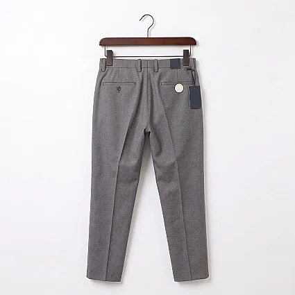 Jogger Pamuklu Pantolon Lastikli İpli Cepli Fitilli Gri (1)
