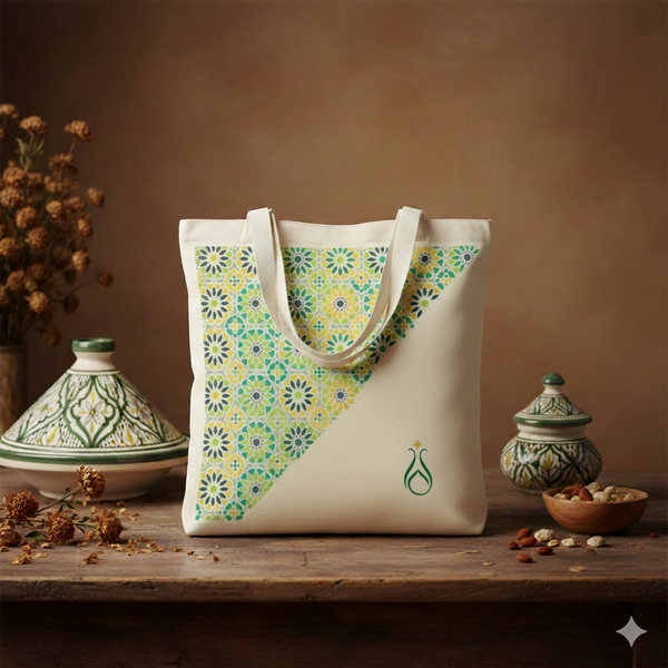 Kanvas Bez Çanta Baskılı Serhendi Logolu Yan Motif Desenli 39x43 MZ5 - 1