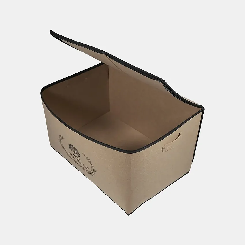 Keçe Fermuarlı Sandık Megaplus Bej - 3