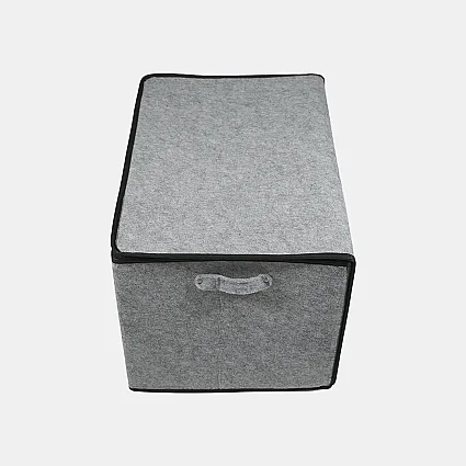 Keçe Fermuarlı Sandık Megaplus Gri - 4
