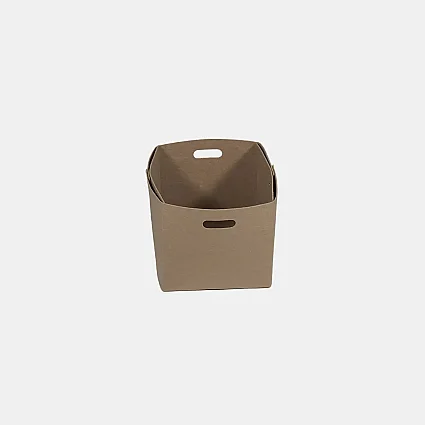 Keçe Zımbalı Raf Düzenleyici 30x30x30 Bej - 4