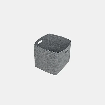 Keçe Zımbalı Raf Düzenleyici 30x30x30 Gri - 5