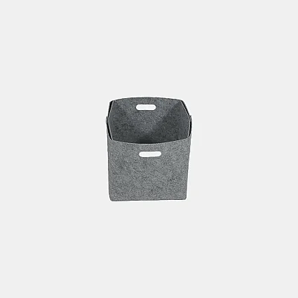 Keçe Zımbalı Raf Düzenleyici 30x30x30 Gri - 3