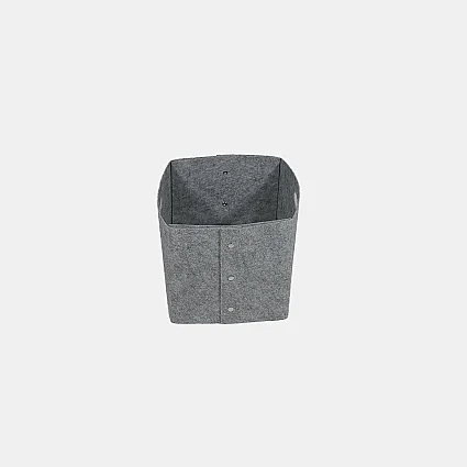 Keçe Zımbalı Raf Düzenleyici 30x30x30 Gri - 4