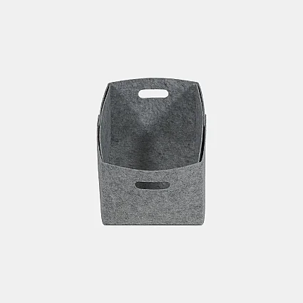 Keçe Zımbalı Raf Düzenleyici 36x25x20 Gri - 4