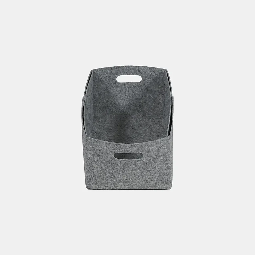 Keçe Zımbalı Raf Düzenleyici 36x25x20 Gri - 4