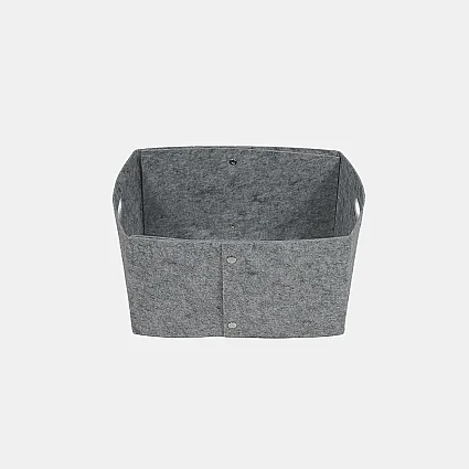 Keçe Zımbalı Raf Düzenleyici 36x25x20 Gri - 6