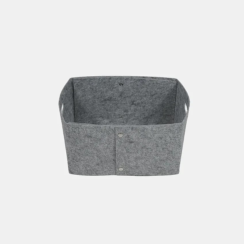 Keçe Zımbalı Raf Düzenleyici 36x25x20 Gri - 6