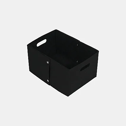 Keçe Zımbalı Raf Düzenleyici 36x25x20 Siyah - 5