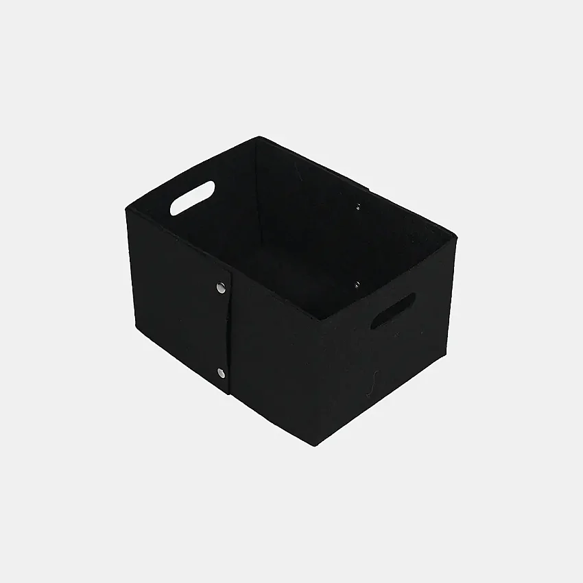 Keçe Zımbalı Raf Düzenleyici 36x25x20 Siyah - 5