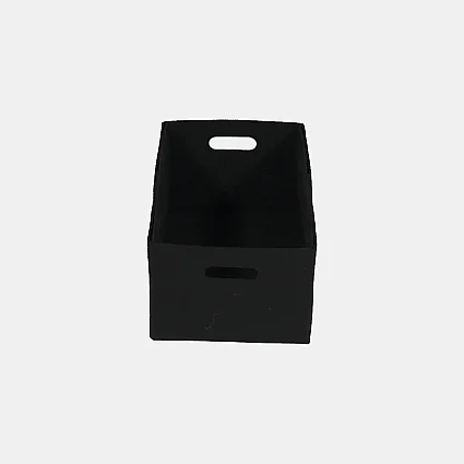 Keçe Zımbalı Raf Düzenleyici 36x25x20 Siyah - 3