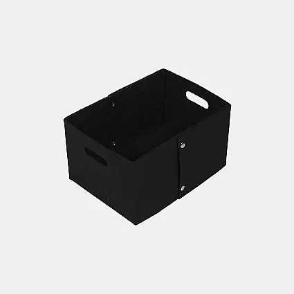 Keçe Zımbalı Raf Düzenleyici 36x25x20 Siyah - 6