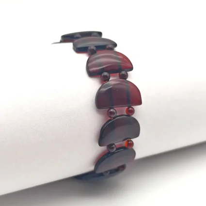 Kehribar Bileklik Kırmızı KBK9 - 3