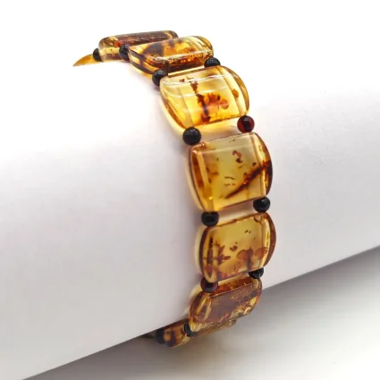 Kehribar Bileklik Özel Kesim Boncuklu KRB10 - 5