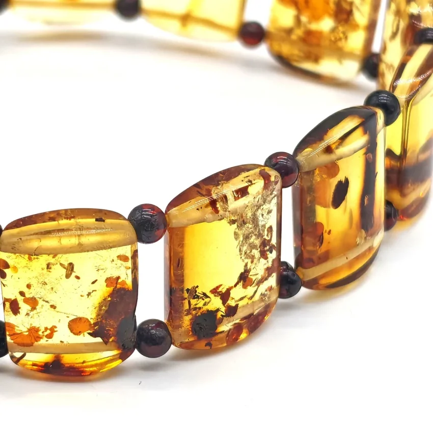 Kehribar Bileklik Özel Kesim Boncuklu KRB8 - 2