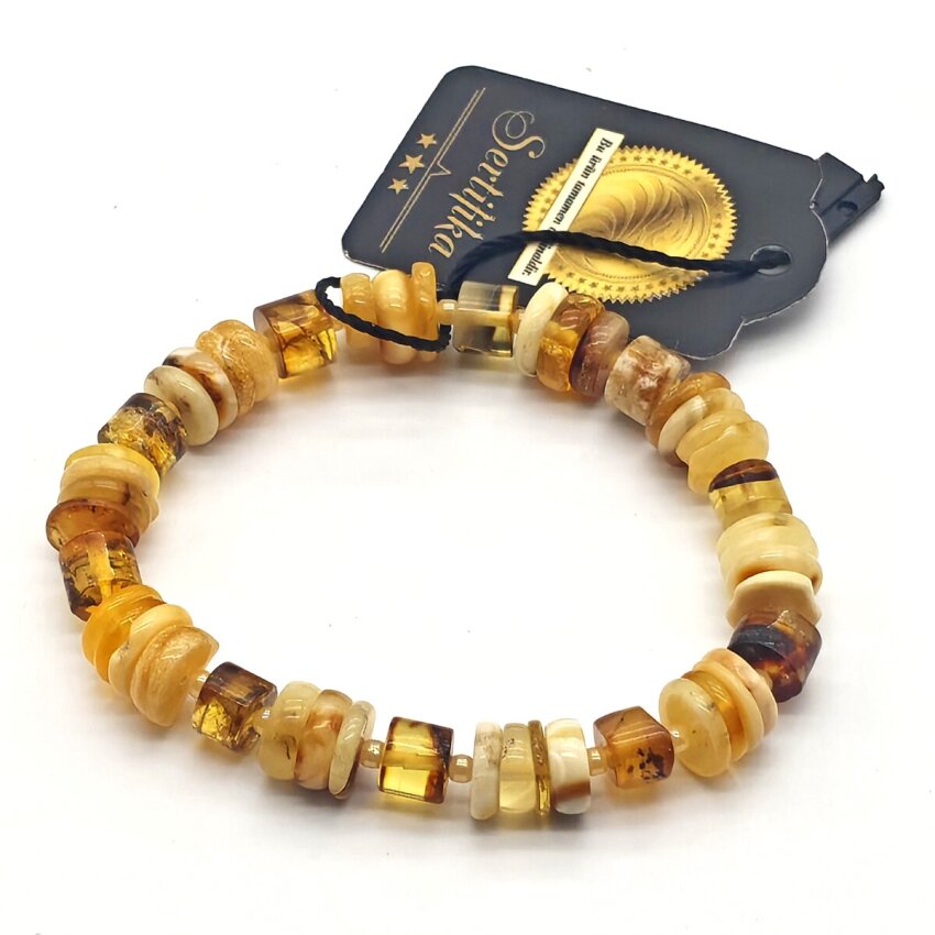 Kehribar Bileklik Özel Kesim KO7 - 1