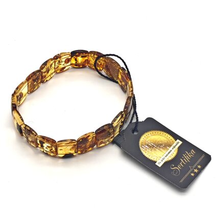 Kehribar Bileklik Özel Kesim KR11 - Logosuz Ürünler