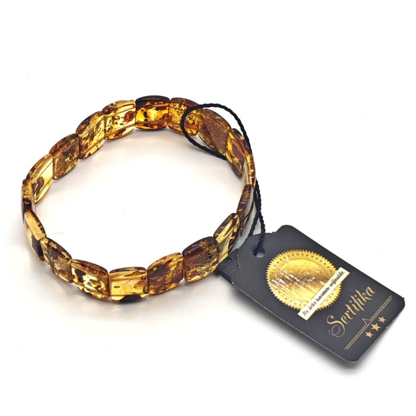 Kehribar Bileklik Özel Kesim KR11 - 1