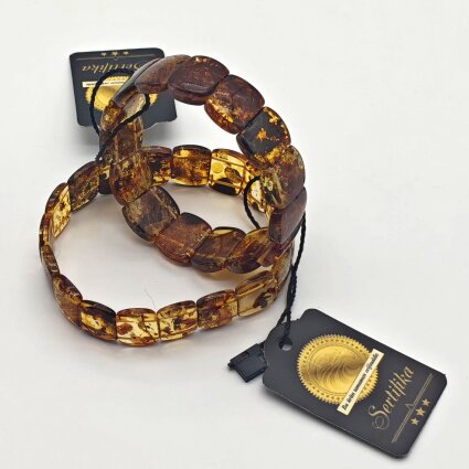 Kehribar Bileklik Özel Kesim KR15 - 3