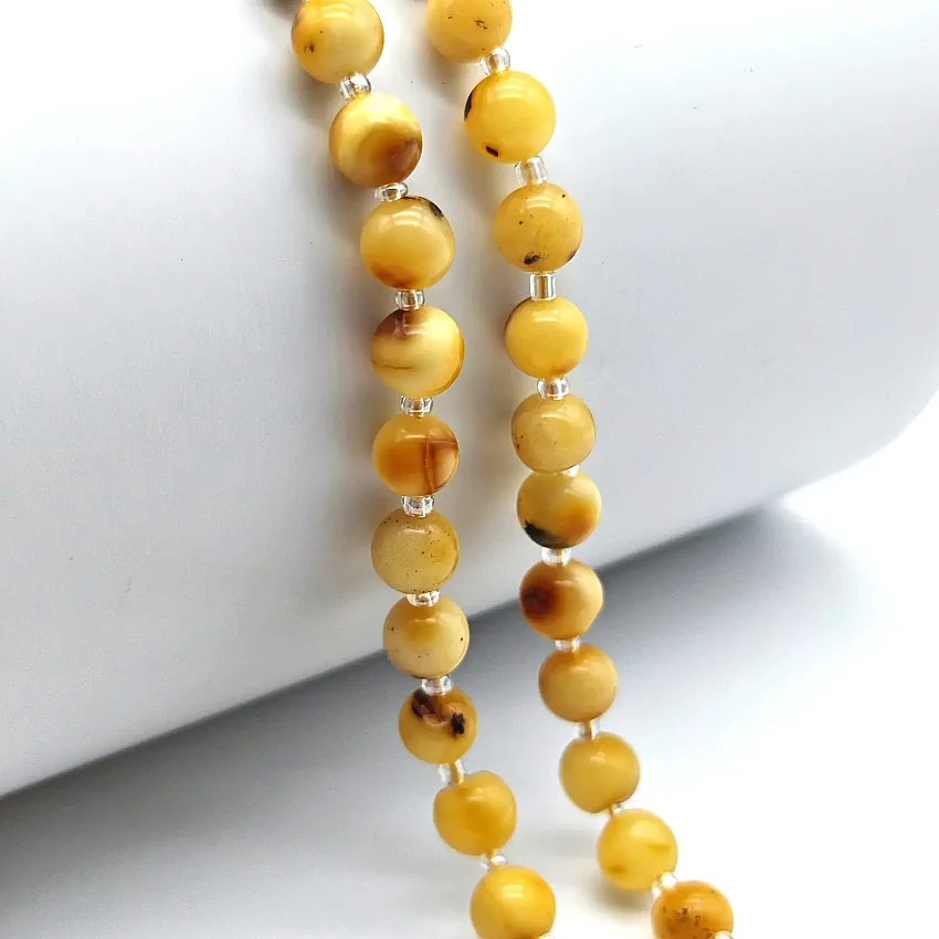 Kehribar Kolye Küre Yetişkin KRB11 - 2