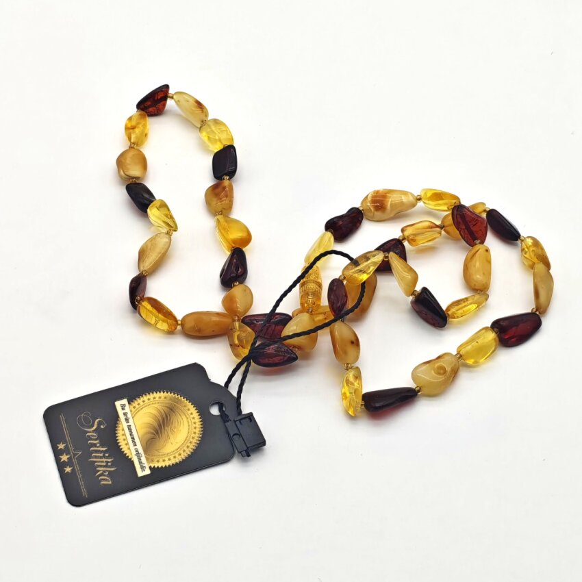 Kehribar Kolye Yetişkin Asorti KA15 - 3