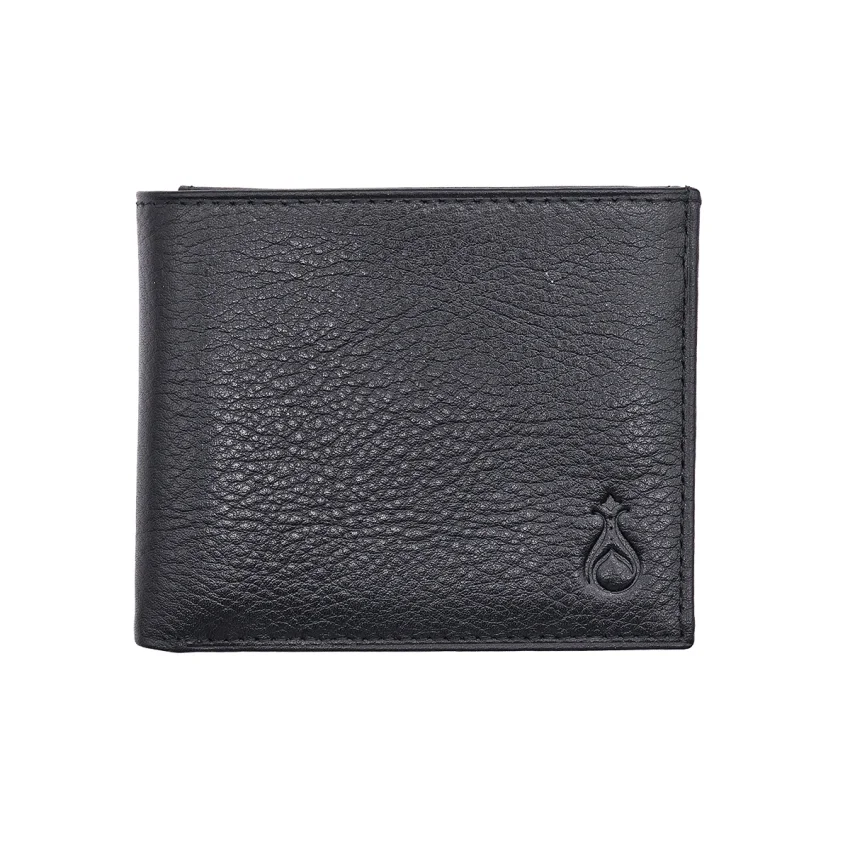 Klasik Hakiki Deri Cüzdan Siyah M2 3033 - 1