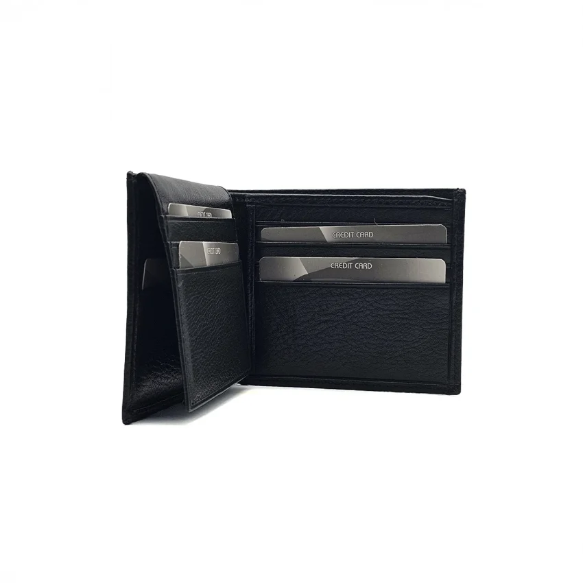 Klasik Hakiki Deri Cüzdan Siyah M2 3033 - 3