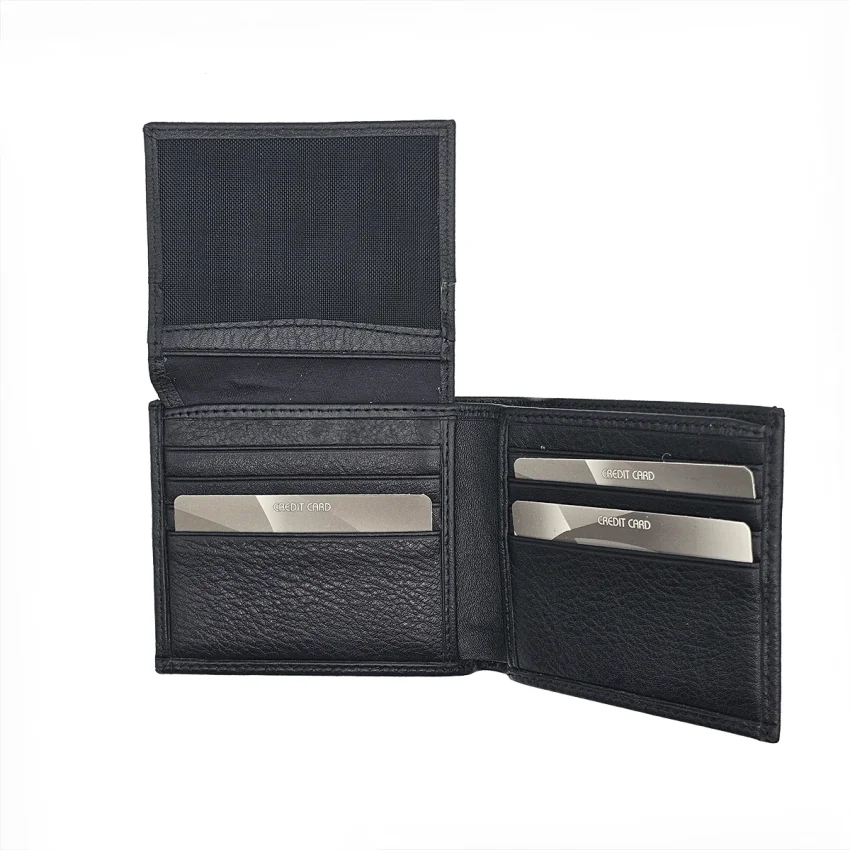 Klasik Hakiki Deri Cüzdan Siyah M2 3033 - 2