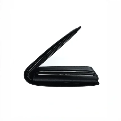 Klasik Hakiki Deri Cüzdan Siyah M2 3033 - 4