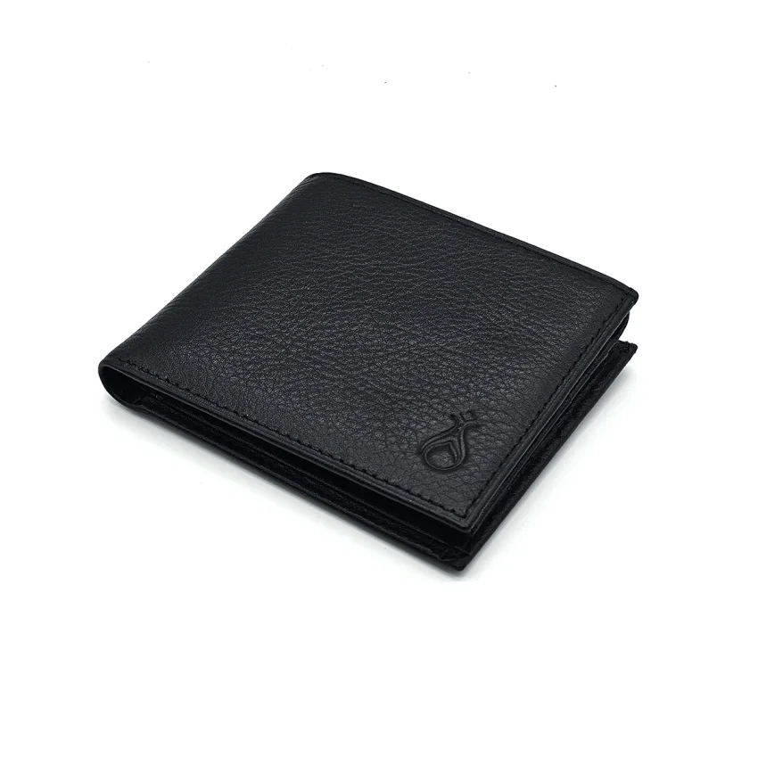 Klasik Hakiki Deri Cüzdan Siyah M2 3033 - 1