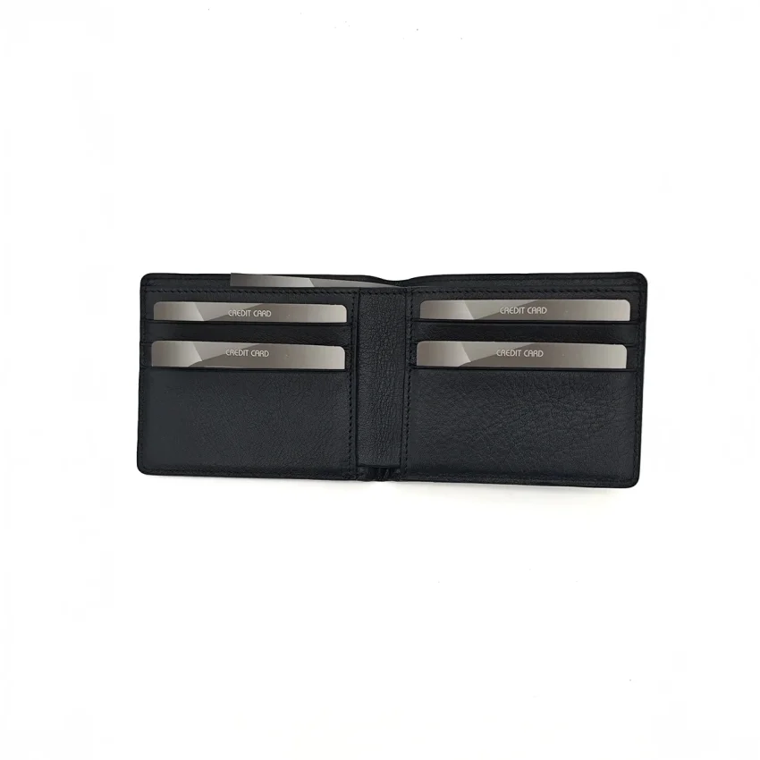 Klasik Hakiki Deri Cüzdan Siyah M3 7001 - 2