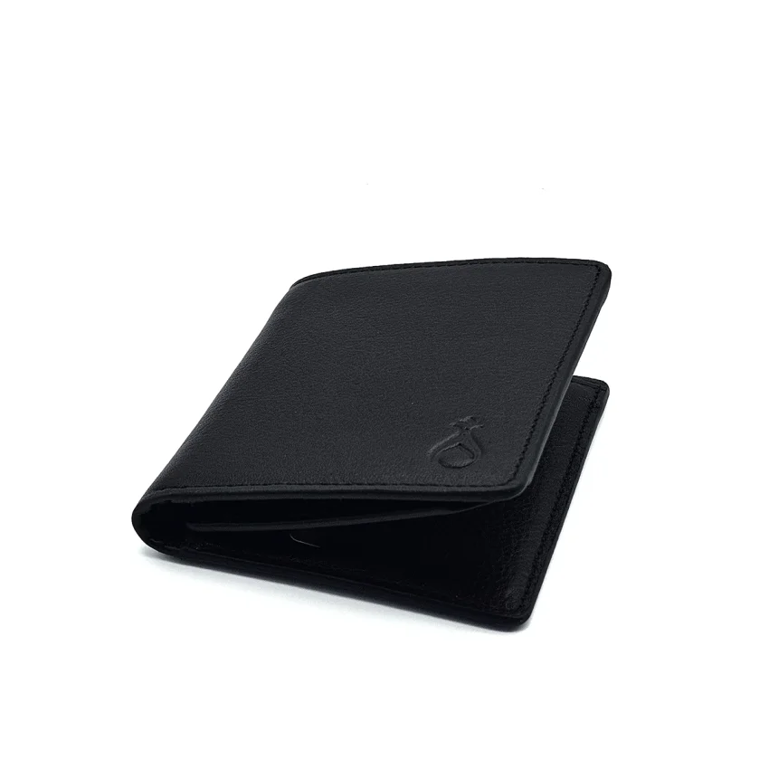 Klasik Hakiki Deri Cüzdan Siyah M4 4035 - 1