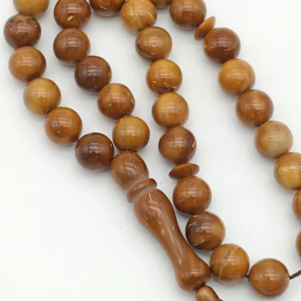 Kuka Ağacı 33'lük Küre Kesim Tesbih (1)