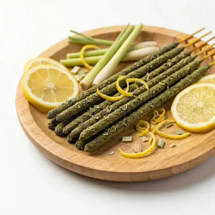 Limon Çimeni Kokulu Kaliteli Kalın Çubuk Tütsü