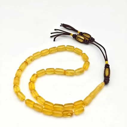 Litvanya Kaya Kehribar Kapsül Kesim 33 lü KH1