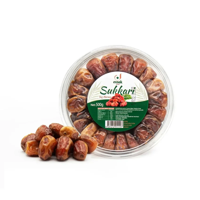 Medine Sukkari Yaş Hurma 500 Gr Evsak - 1