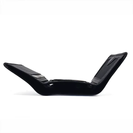 Mıknatıslı Üçe Katlanır Hakiki Deri Cüzdan Siyah M1 3018 - 4