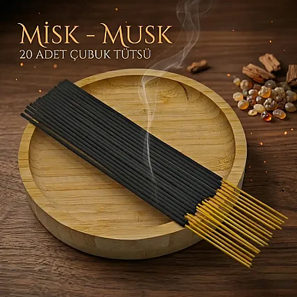 Misk - Musk - Çubuk Tütsü 25 Gr 20 Adet