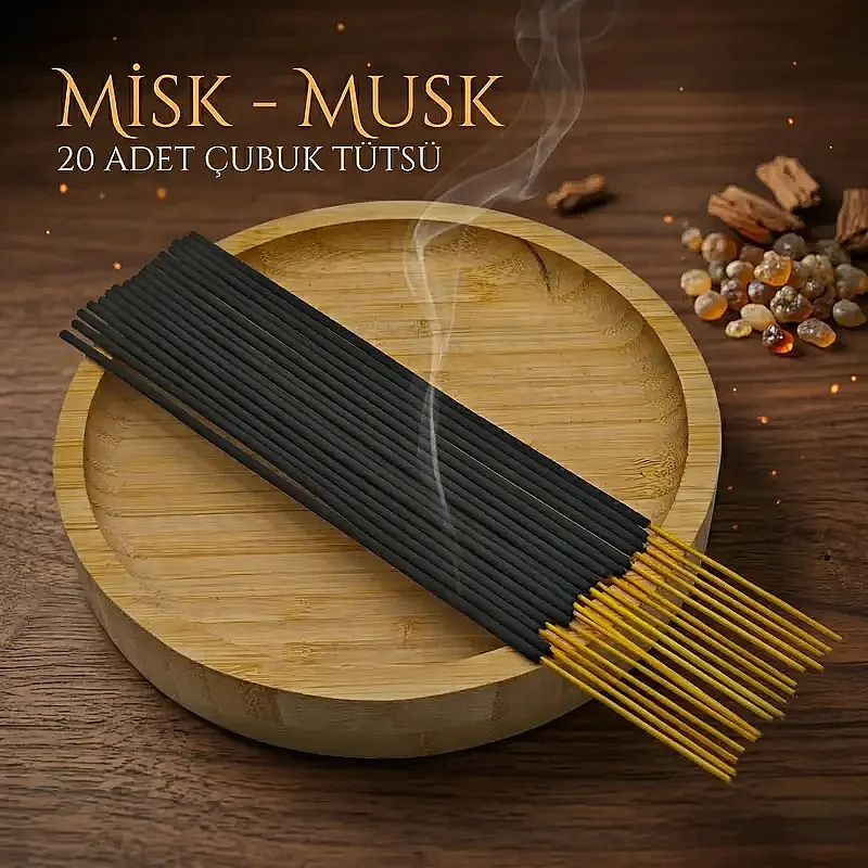 Misk - Musk - Çubuk Tütsü 25 Gr 20 Adet - 1