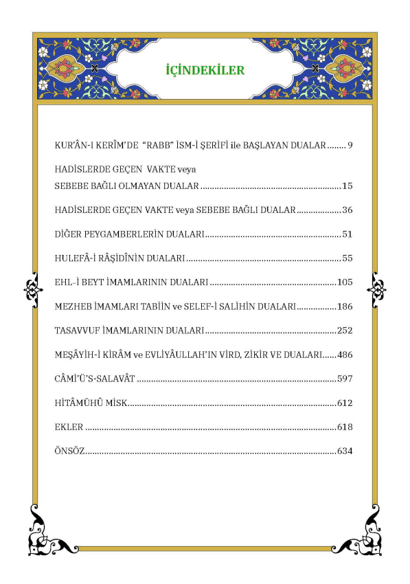 Müminlerin Sığınağı - Peygamberler, Evliyalar ve Salihlerden Dualar - 4