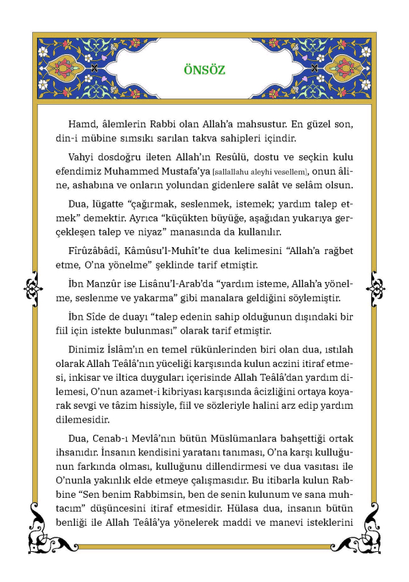 Müminlerin Sığınağı - Peygamberler, Evliyalar ve Salihlerden Dualar - 5