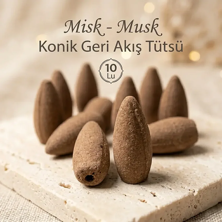 Misk - Musk Konik Geri Akış Tütsü 10 Lu - 1