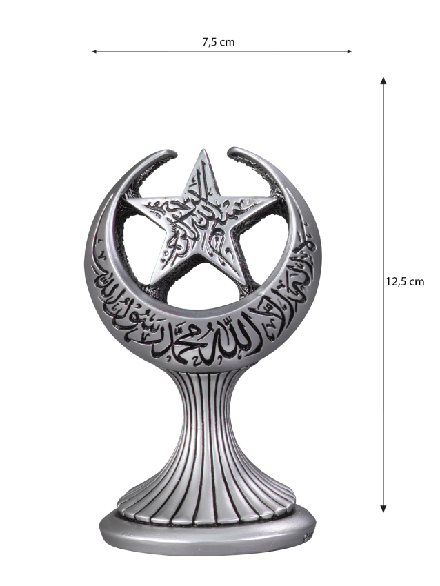 Nakkaş Ay Yıldız Boytu (Küçük Boy | Gümüş) - 3