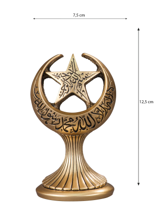 Nakkaş Ay Yıldız Boytu (Küçük Boy | Sarı) - 3