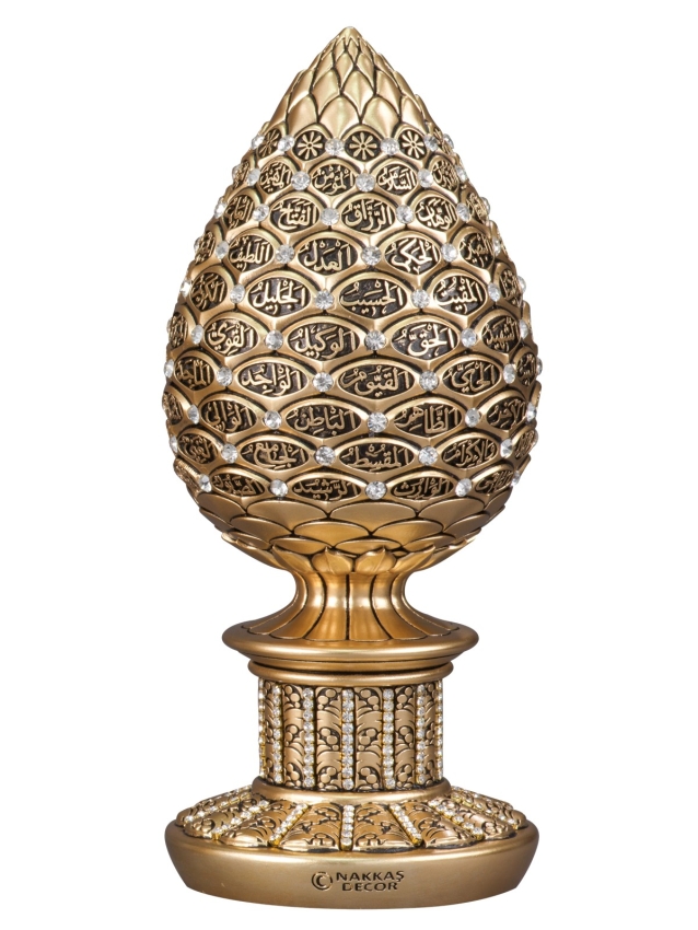 Nakkaş Kozalak Boytu (Büyük Boy | Sarı | Esma-ül Hüsna) - 2