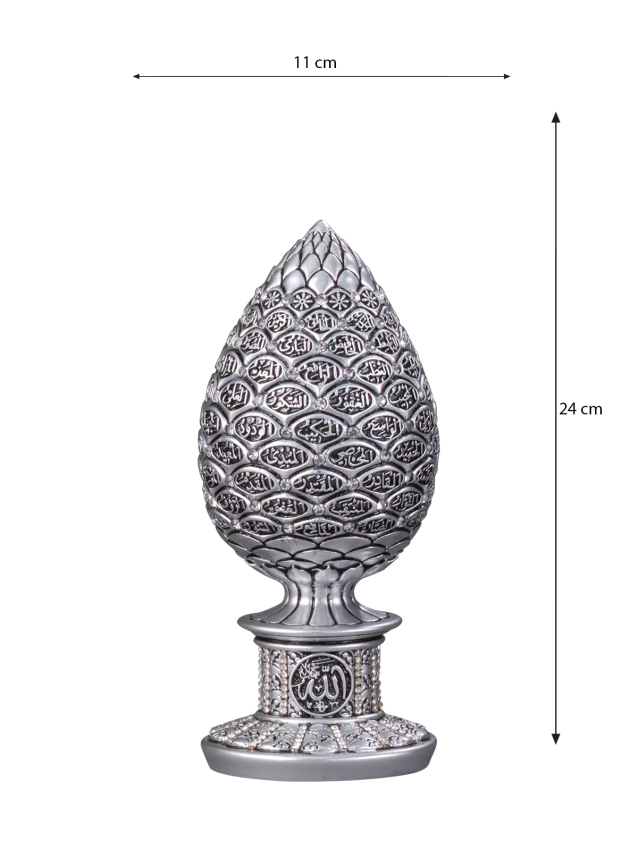 Nakkaş Kozalak Boytu (Küçük Boy | Gümüş | Esma-ül Hüsna) - 3