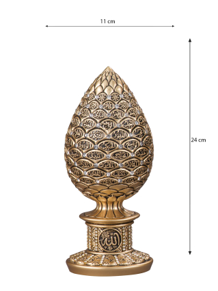 Nakkaş Kozalak Boytu (Küçük Boy | Sarı | Esma-ül Hüsna) - 3